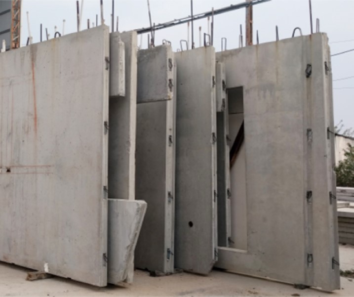 Precast concrete manufacturing and construction